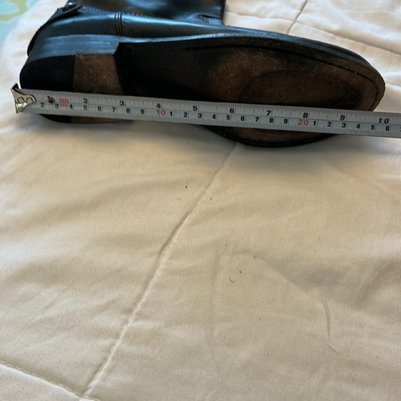 Frye Black Leather Combat Boots - Picture 10 of 14